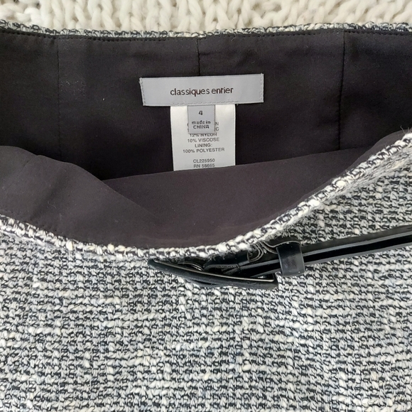 CLASSIQUES ENTIER High Waist Belted Pencil Skirt 4 - Picture 3 of 7